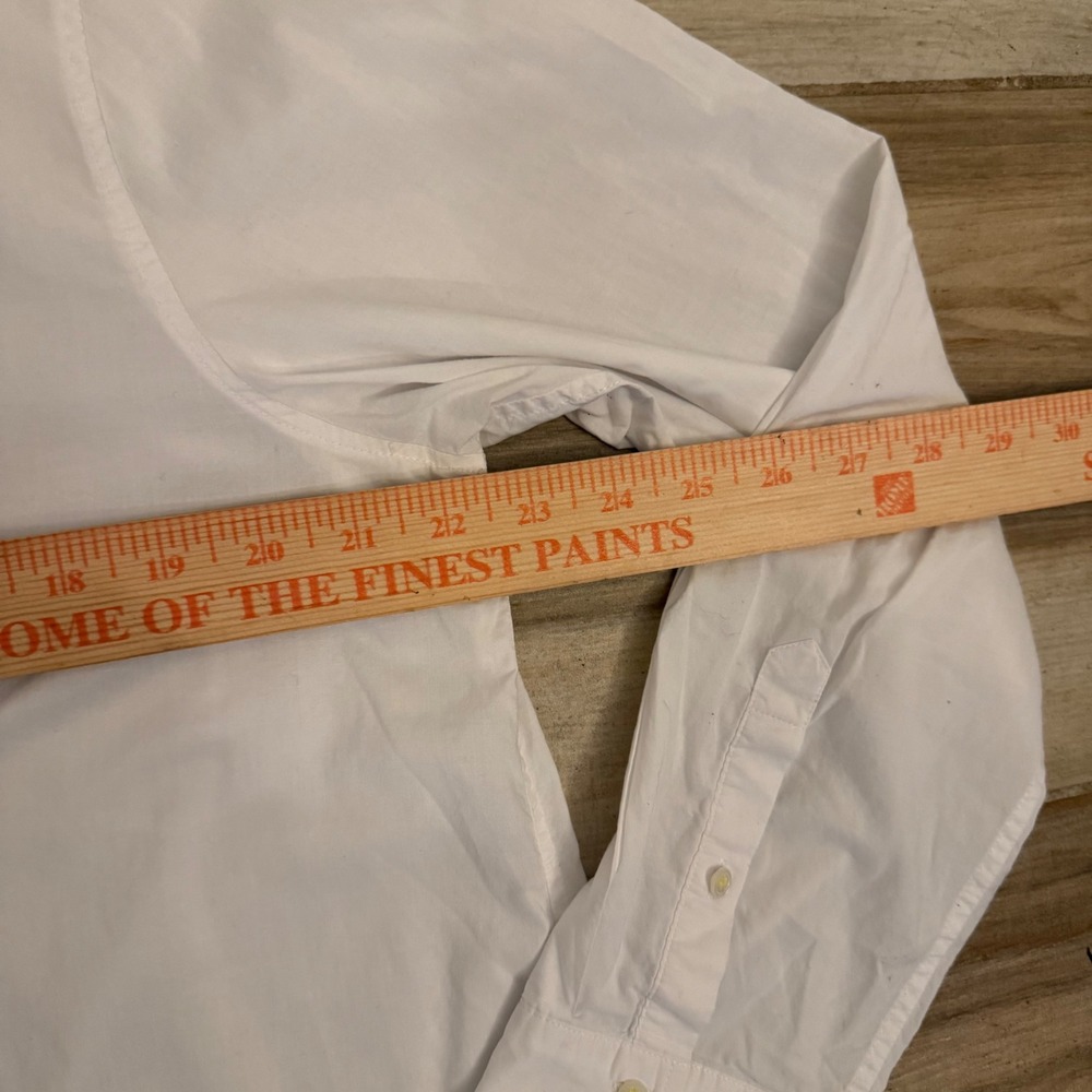 Kerri Rosenthal White Cotton Smiley Face Button Down Shirt KR21-2003 Large - Picture 8 of 8